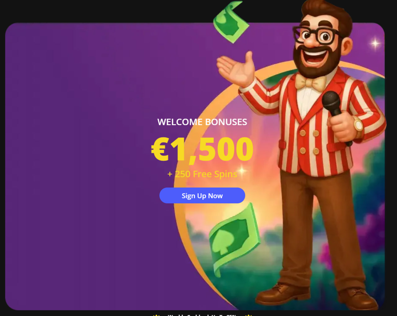 Spinania casino screenshot