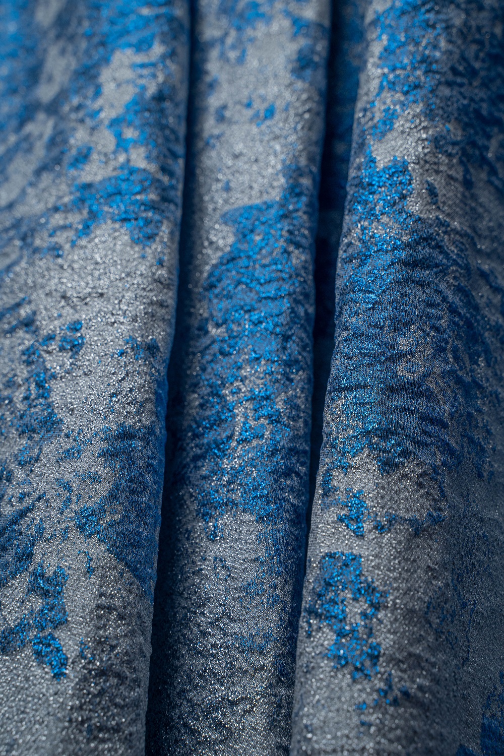 Rochie lunga cu imprimeu albastru Lia 6